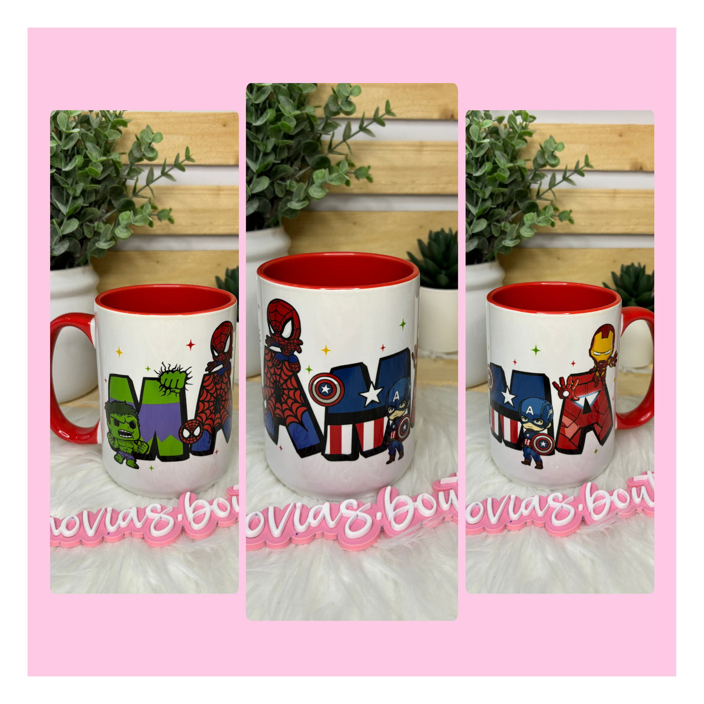 15oz MUG MAMA SUPERHERO