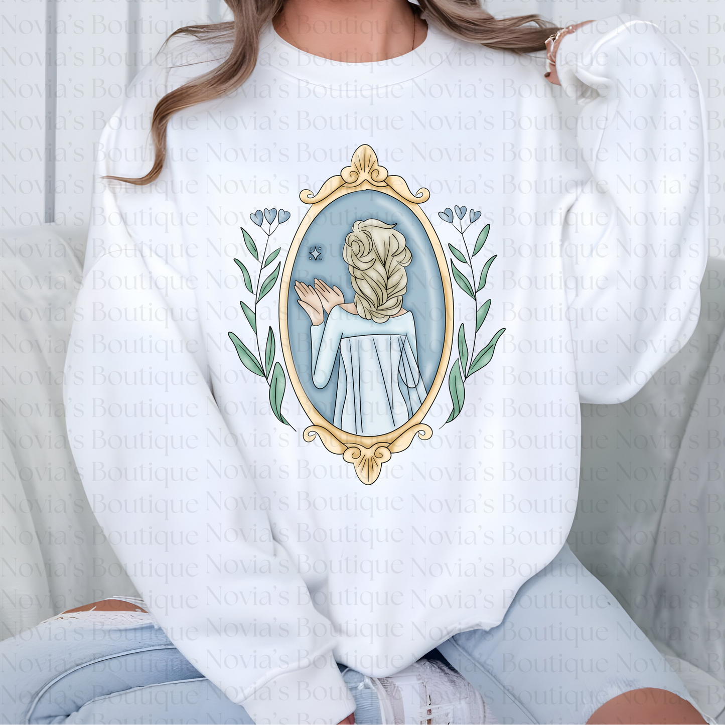 Princess Elsa Locket Adult Crew