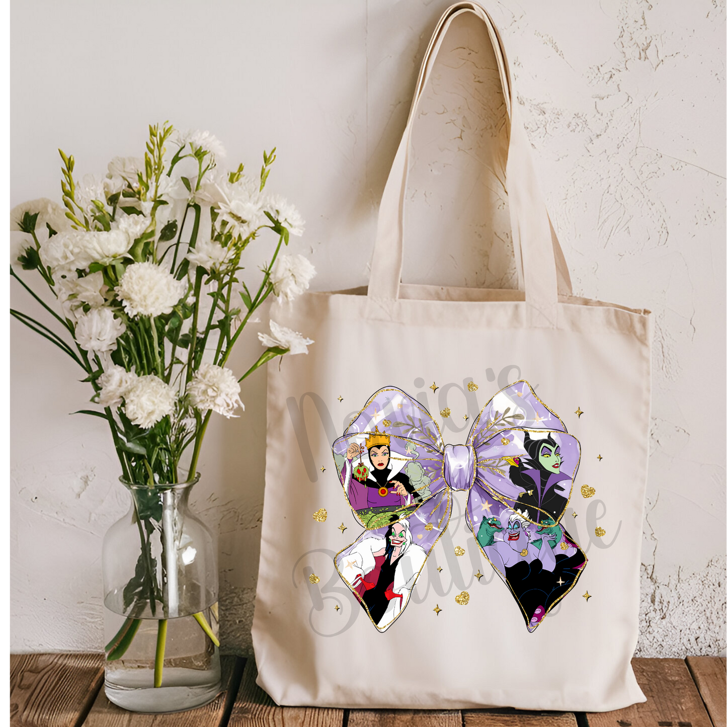 Villains Bow Tote Bag