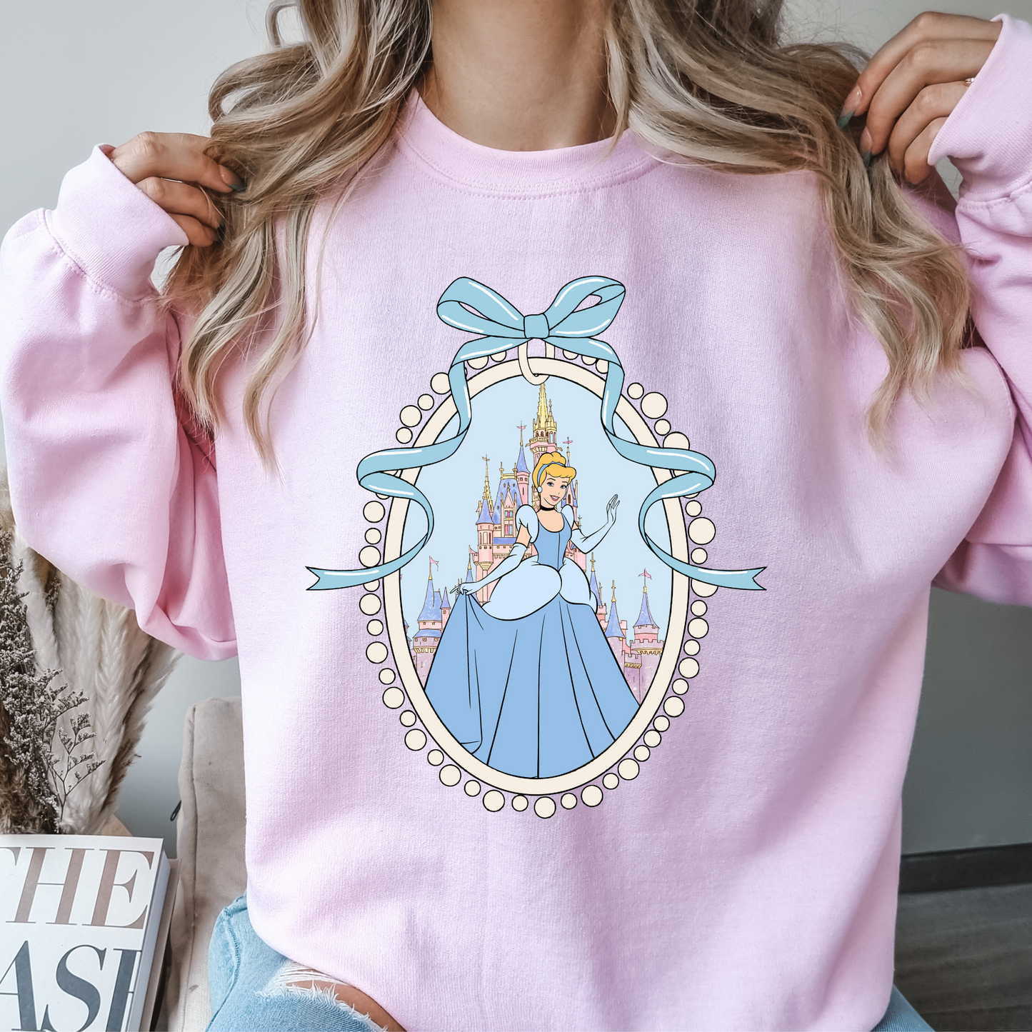 Princess & Castle Locket Adult Crew