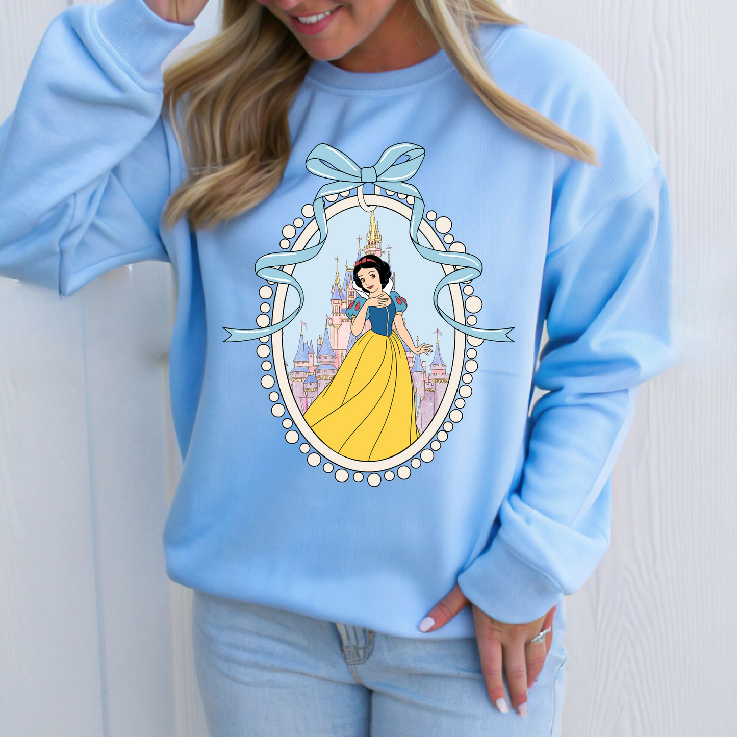 Princess & Castle Locket Adult Crew