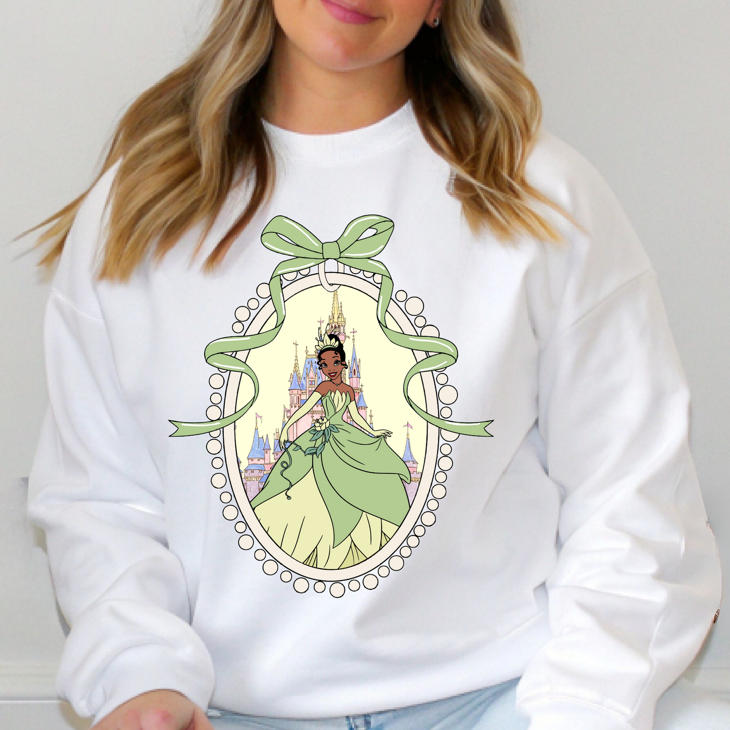 Princess & Castle Locket Adult Crew