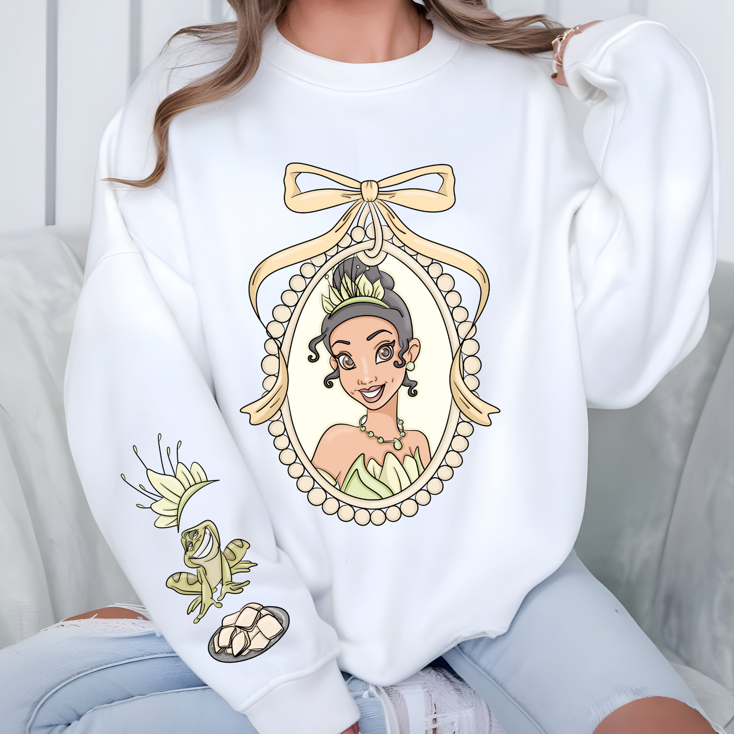 Tiana Locket Crewneck