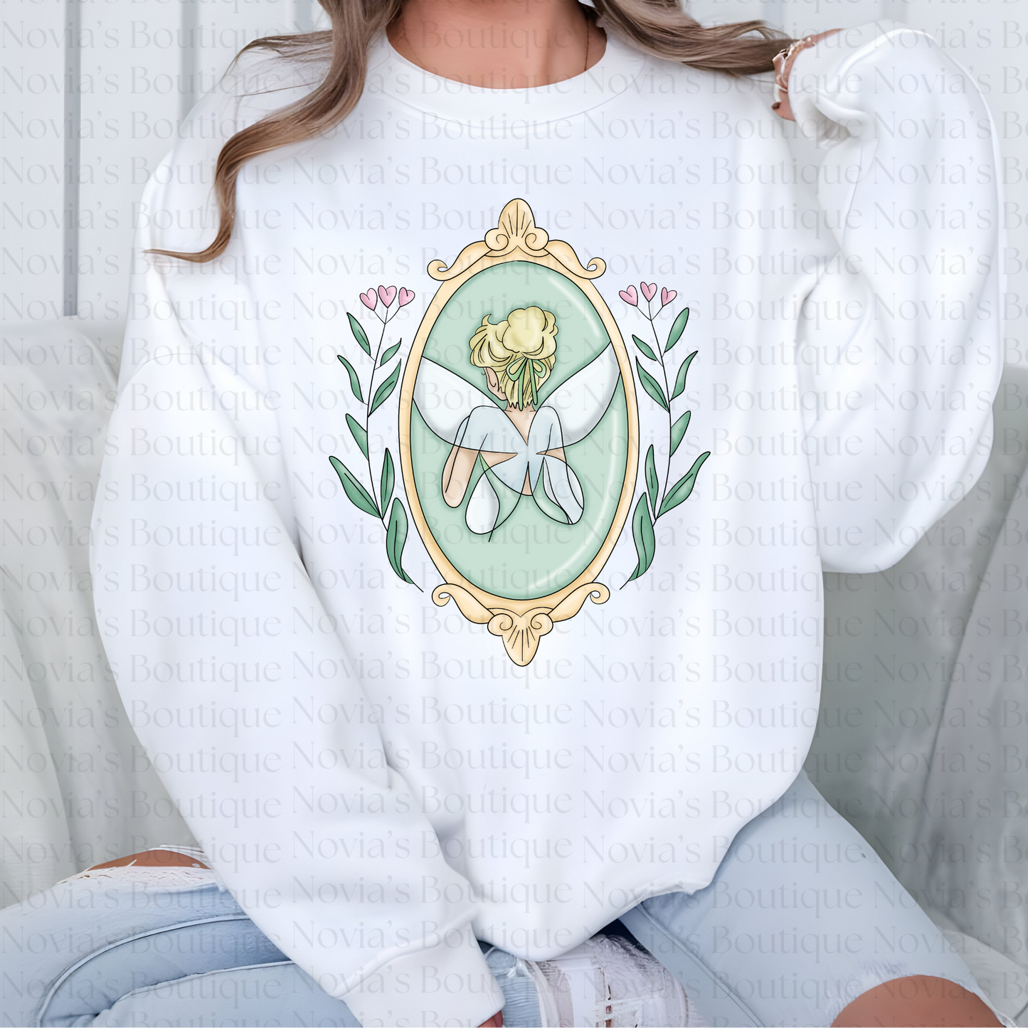Tinkebell Locket Adult Crew