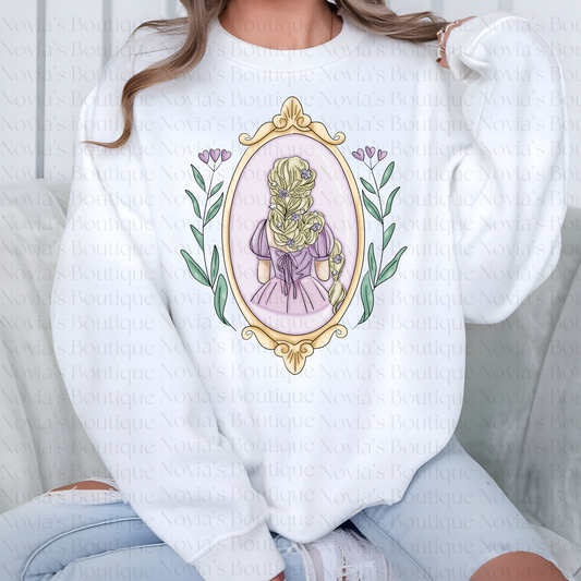 Princess Rapunzel Locket Adult Crew