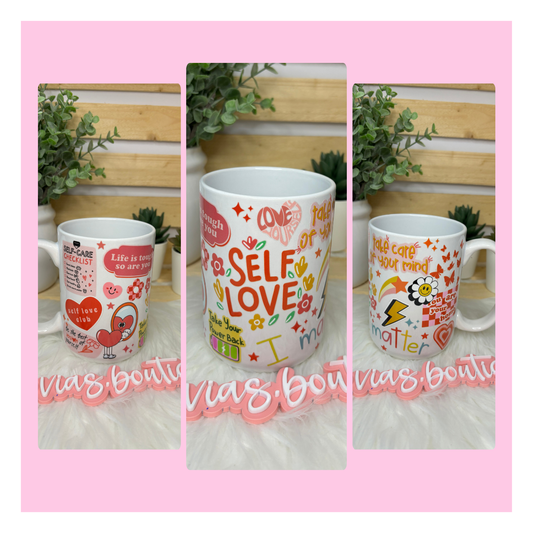 15oz MUG SELF LOVE