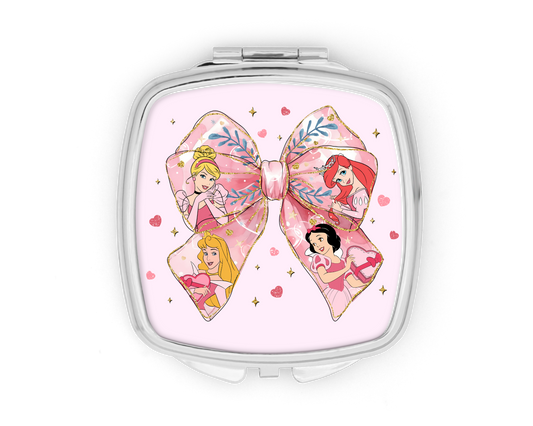 PRINCESS BOW POCKET MIRRORS