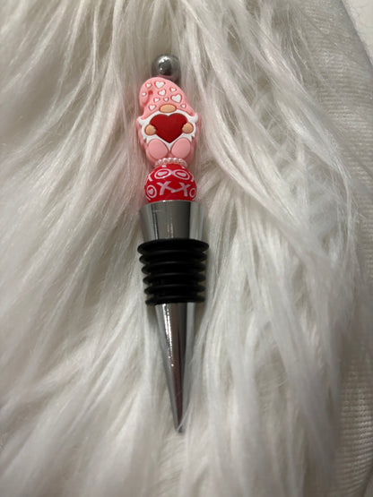 Gnome Wine Tumbler and matching Wine Topper