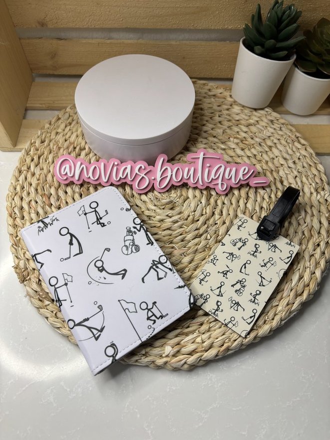 Golf Passport Holder & Luggage Tag