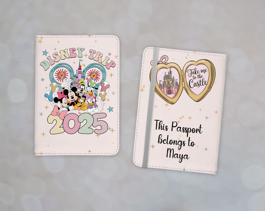 DISNEY TRIP PASSPORT HOLDER & LUGGAGE TAG