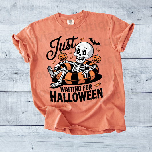 WAITING FOR HALLOWEEN - ADULT T-Shirt