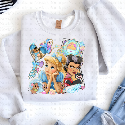 Princess Cindy Photo Adult Crewneck
