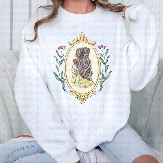 Princess Belle Locket Adult Crew