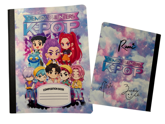 Kpop Composition Notebooks