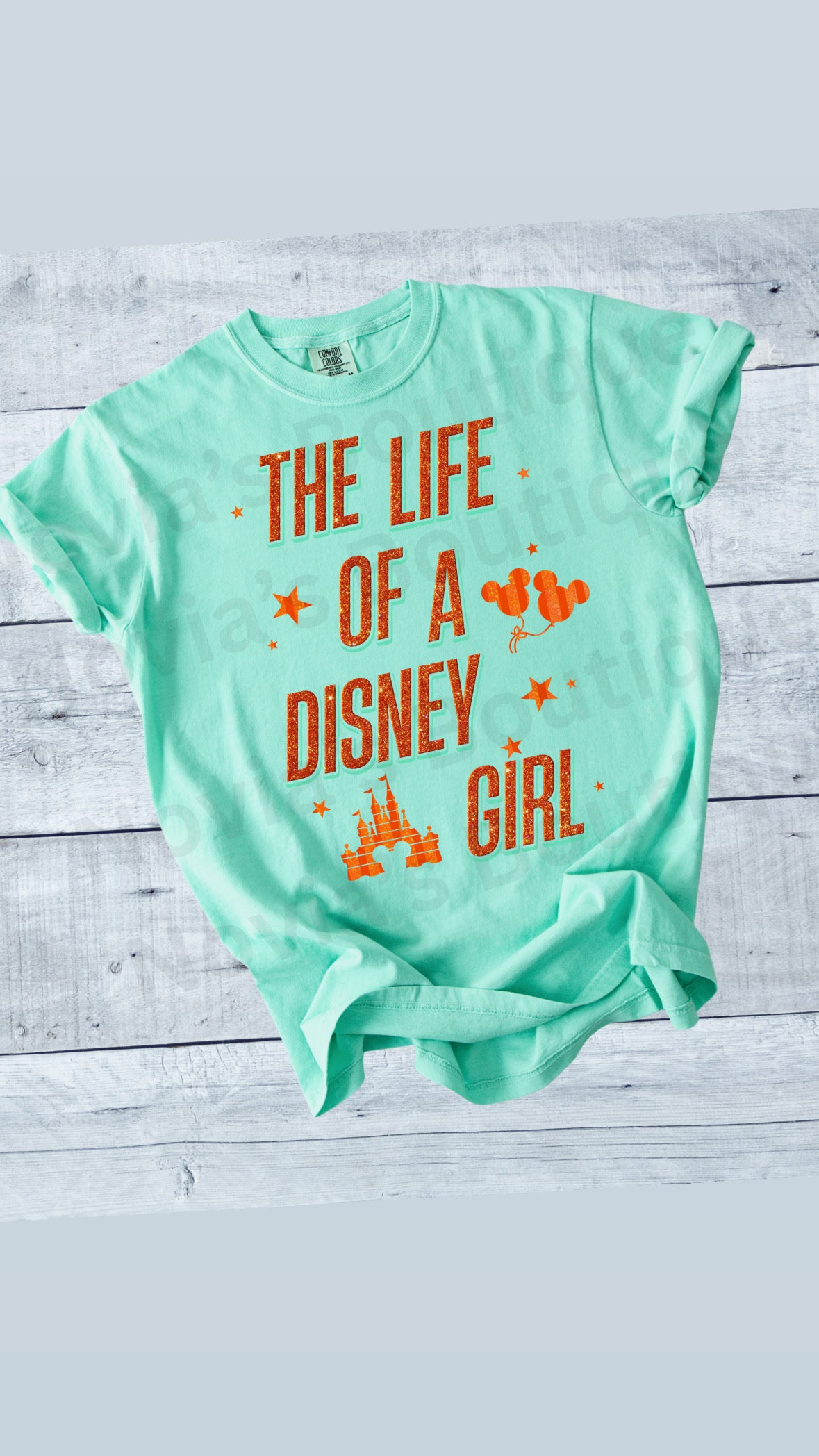 THE LIFE OF A DISNEY GIRL ADULT UNISEX T-SHIRT