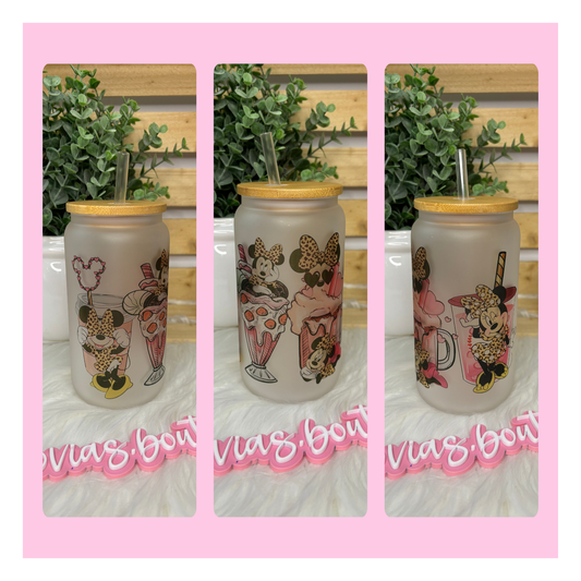 MOUSE SUNDAE - LEOPARD PRINT