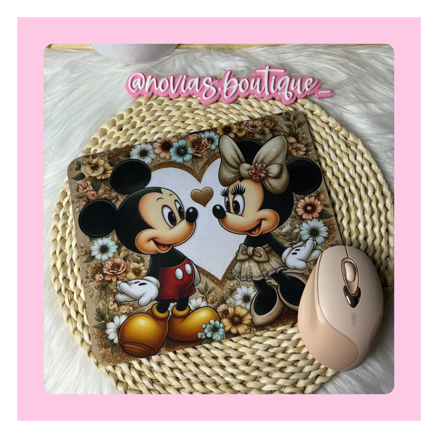M&M FLORAL MOUSEPAD